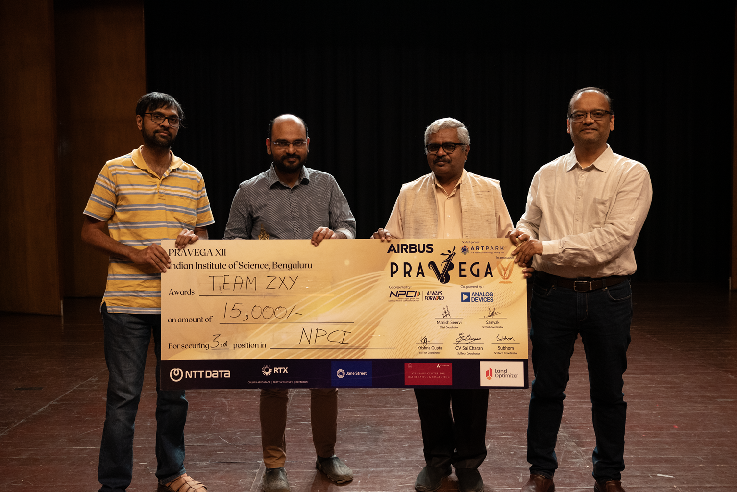 Third Prize in NPCI Pravega Hackathon 2026