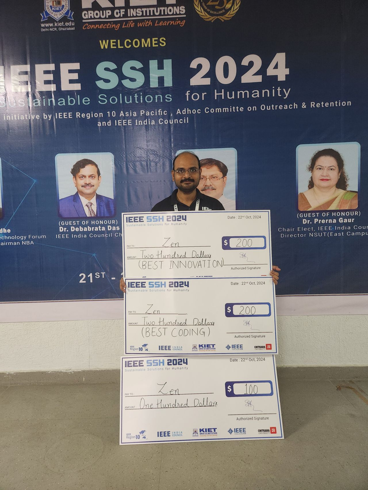 Winning Three Awards at IEEE SSH 2024