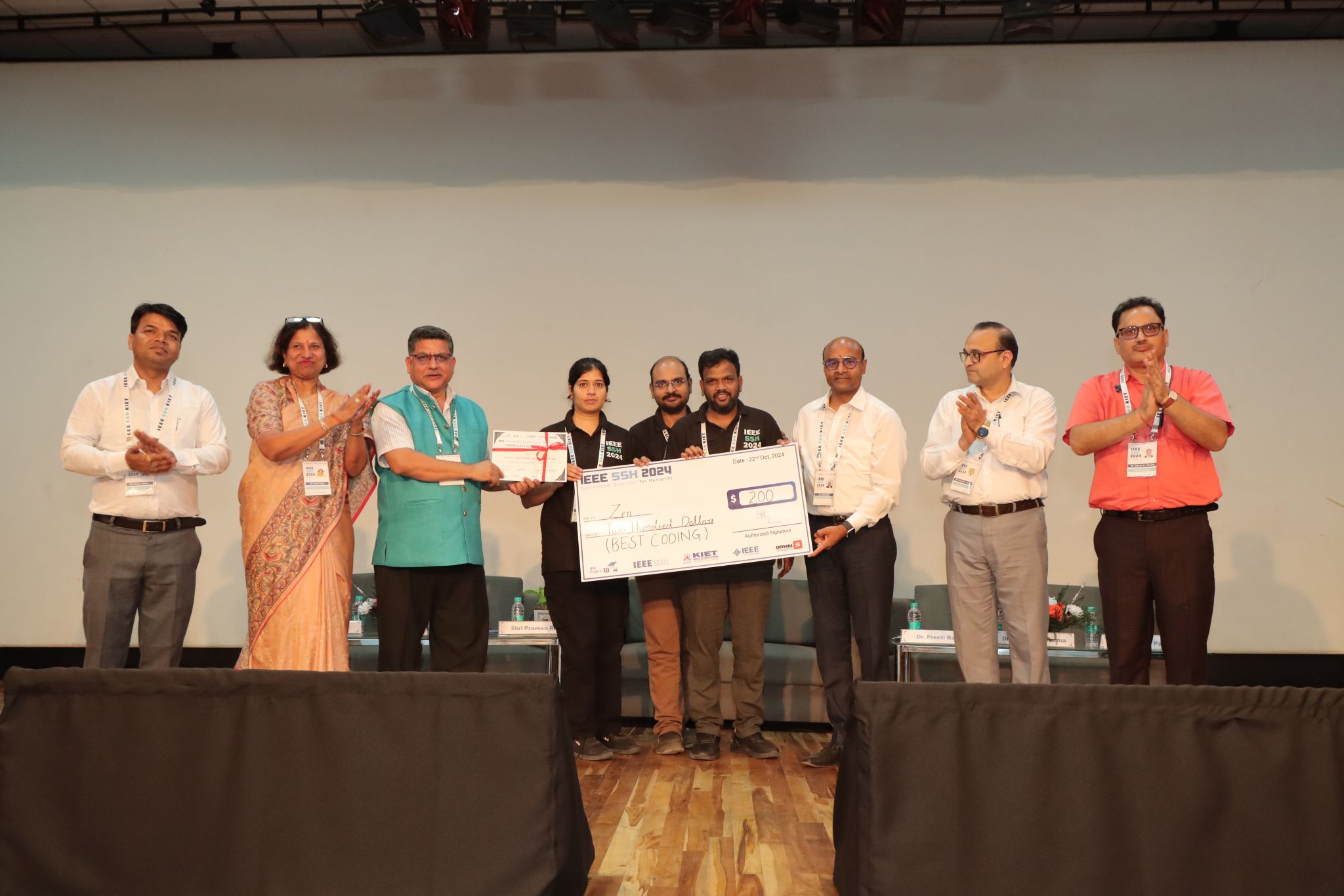 Winning Best Innovation Award at IEEE SSH 2024