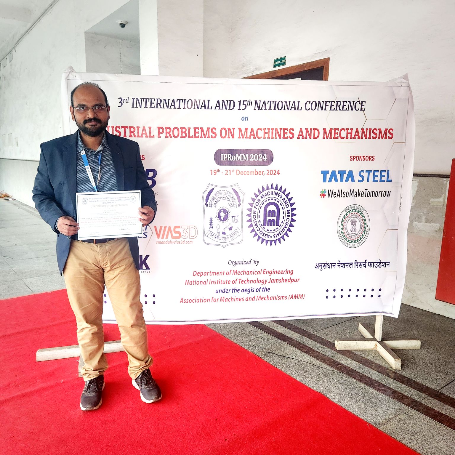 Best Paper Award at IPRoMM 2024
