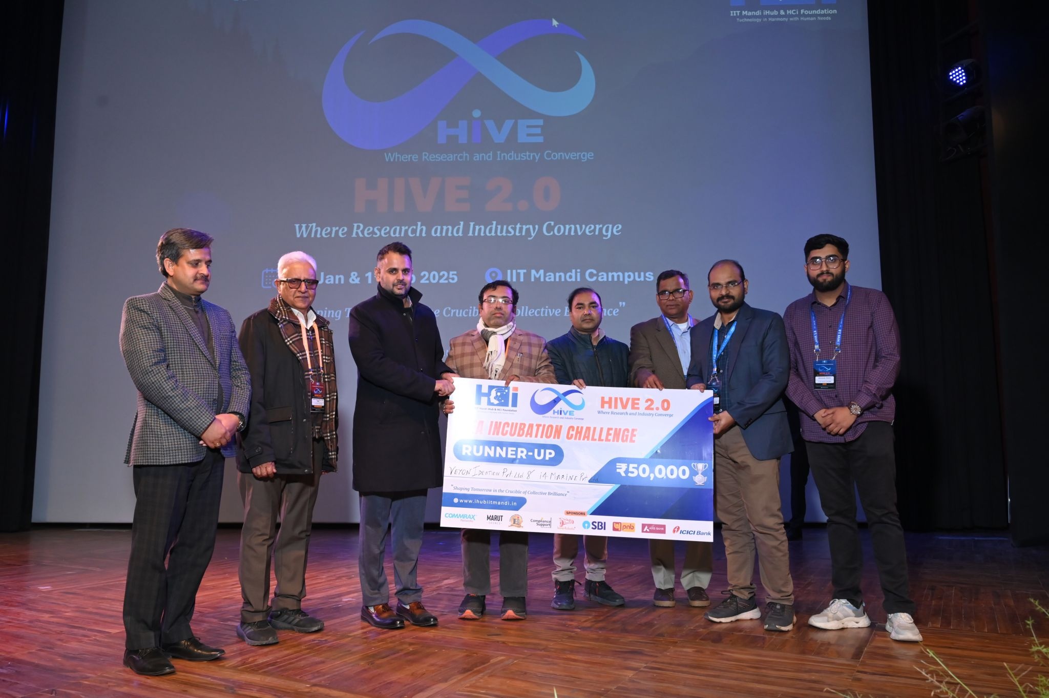 Winning Runner Up for pitching my product GAITMATE in HIVE 2.0 at IIT Mandi