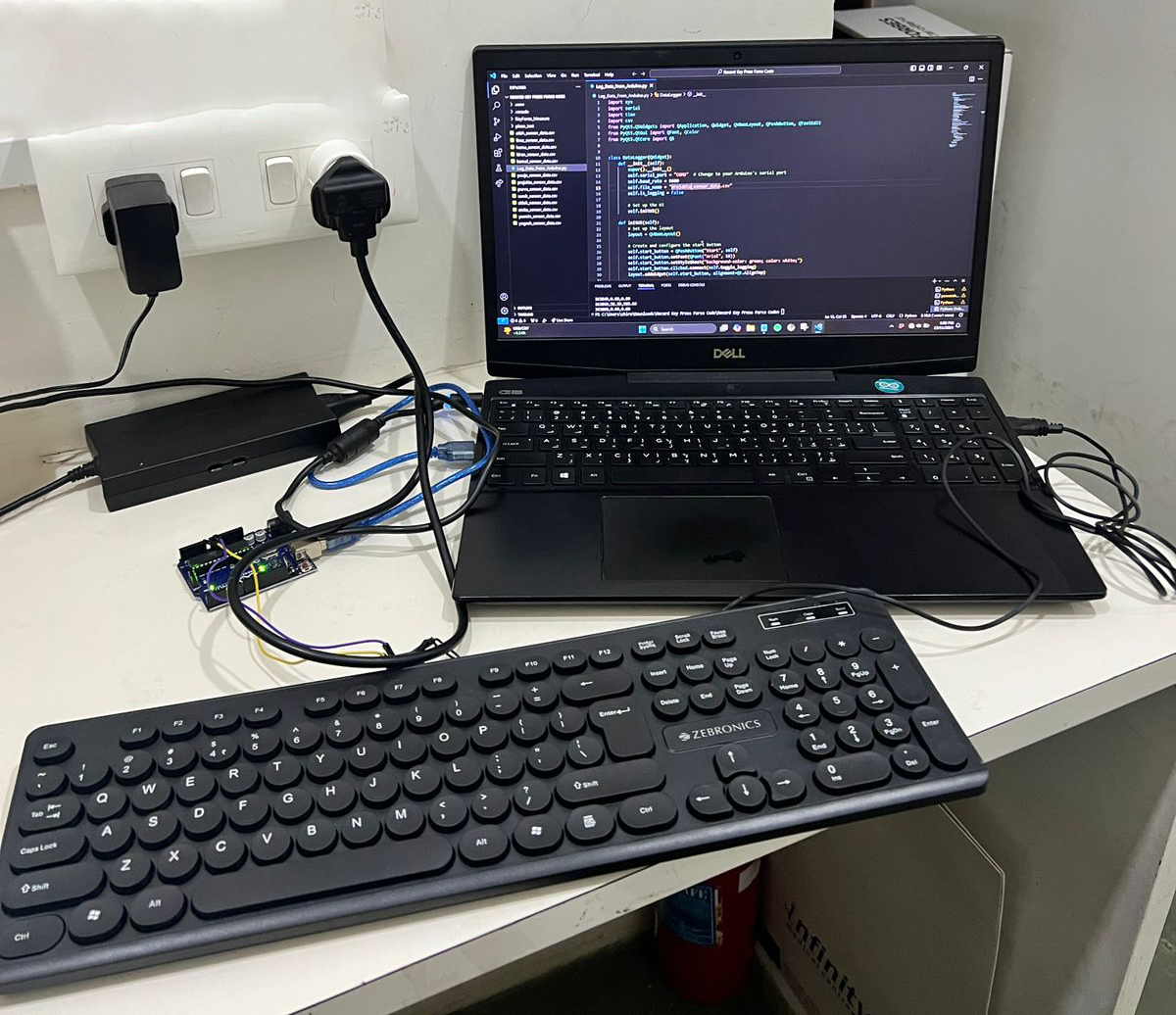 Piezoelectric sensor-embedded keyboard system