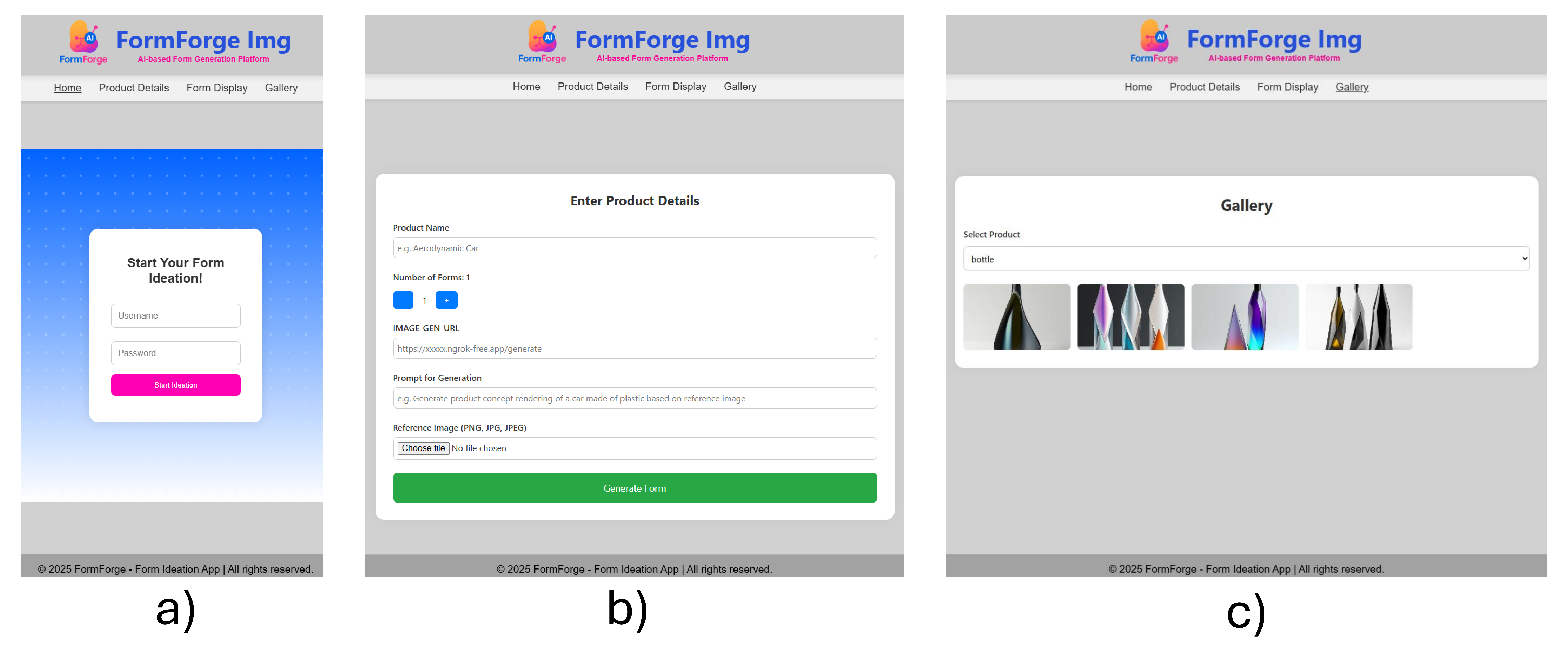 FormForge-IMG Interface