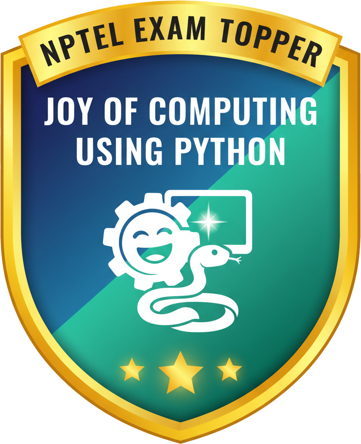 Joy of Computing using Python