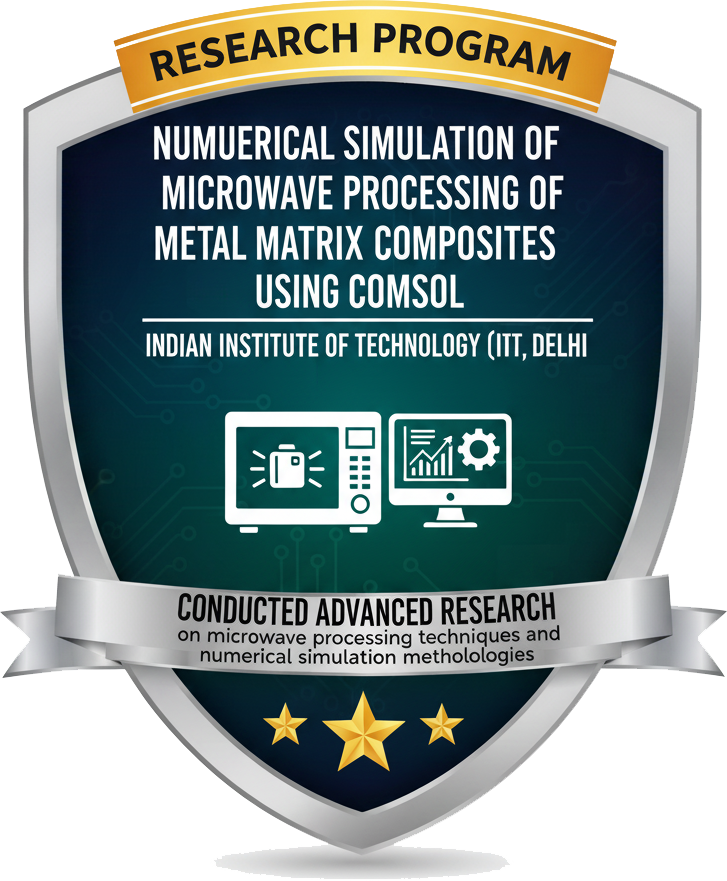 Numerical Simulation of Microwave Processing of Metal Matrix Composites using Comsol